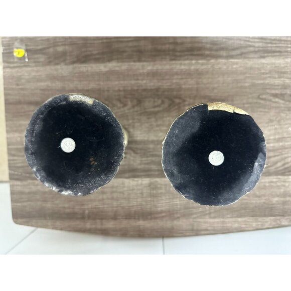 vintage Godinger Ornate Silver-Plated Candle Holders Pair - Picture 7 of 11